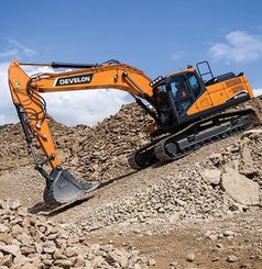 Pelle sur chenilles Develon DX255LC-7 - 4