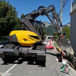 Pelle sur pneus Mecalac 11MWR - 5
