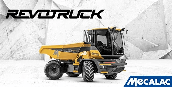 Nouveautés : dumpers cabine Mecalac