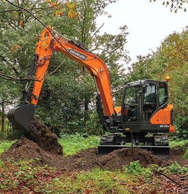 Pelles sur chenilles Develon DX85R-7