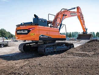 Pelle sur chenilles Develon DX225LC-7 - 2